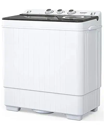 Best High-Capacity Portable Washer-Dryer Combo Product Image: Kuppet Compact Twin Tub Portable Mini Washing Machine