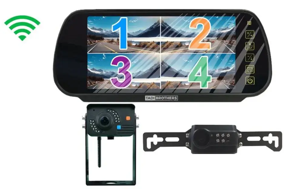 Best RV Backup Camera  for Fifth Wheels Product Image: TadiBrothers 5th wheel Digital Wireless Backup System 