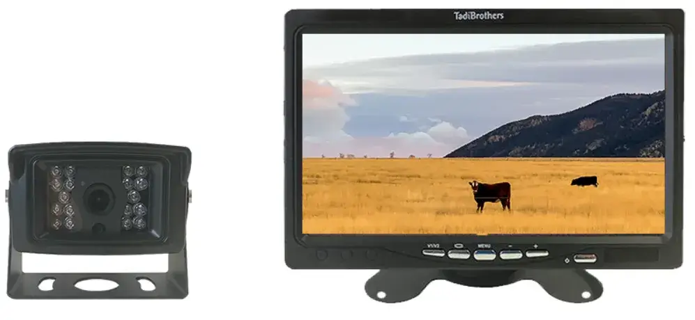 Best Mid-Range Wired RV Backup Camera Product Image: TadiBrothers Heavy Duty Wired 1080p AHD Observation Camera System