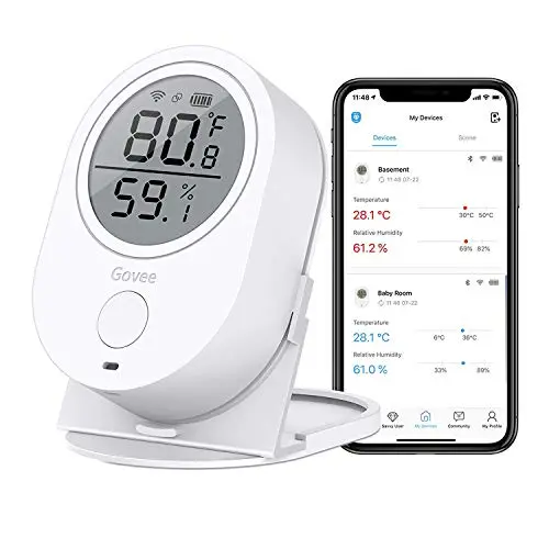 Best Budget RV Temperature Monitor Product Image: Govee WiFi Pet Monitor