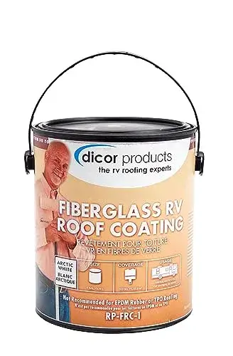 Best Roof Coating Solution Tailored for RVs Product Image: Dicor Fiberglass Roof Coating