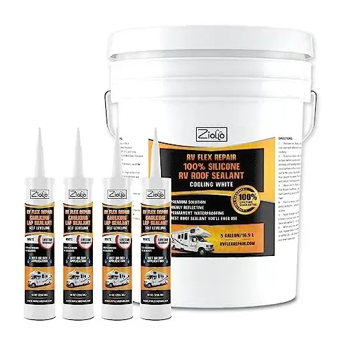 Best RV Roof Coating Bulk Buy Product Image: Ziollo RV Roof Coating (5-Gallon)