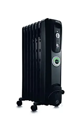 Best Oil-Filled Radiator Heater for RVs Product Image: De'Longhi 1500-Watt Oil-Filled Radiator Heater