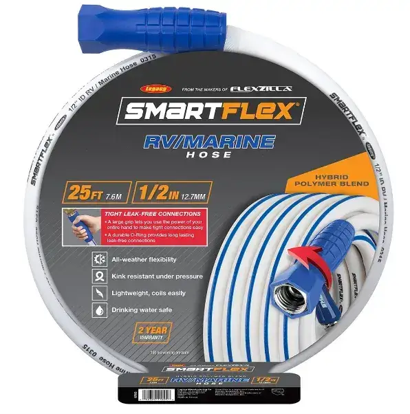 Most Durable RV Water Hose Product Image: SmartFlex RV/Marine Water Hose