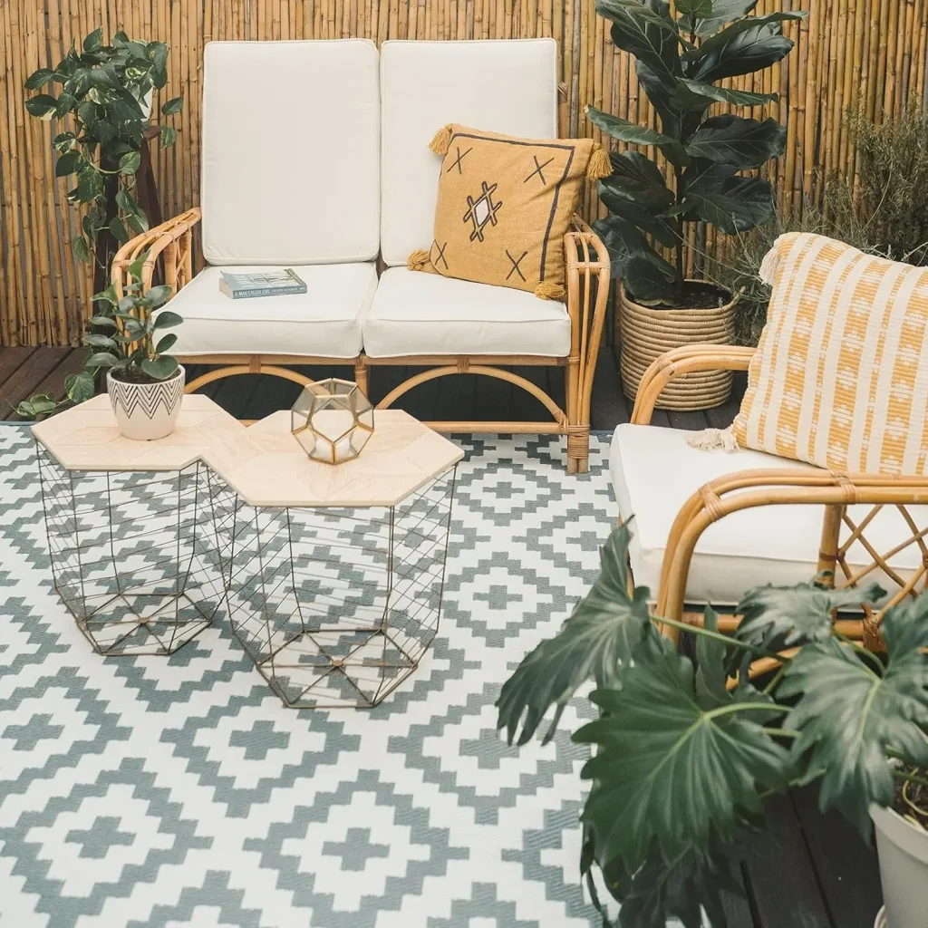 Great Outside Accessory for Better RV Campsites: Outdoor Rug and Doormat