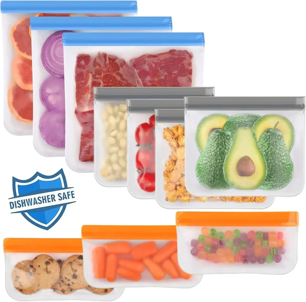 Eco-Friendly Cooking Supplies for RV Camping Product Image: Reusable Storage Bags