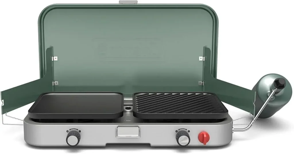 Best Outdoor Cooker for RVers Product Image: Coleman Cascade 3-in-1 Camp Stove