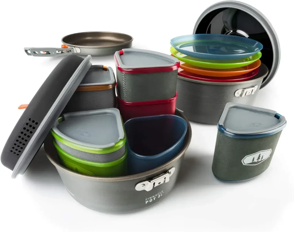 Best Cookware Accesory for RV Life Product Image: GSI Outdoors Pinnacle Camper Cookware Set