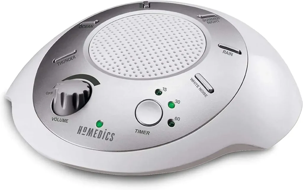 Best Sleep Machine for RV Camping Product Image: Homedics SoundSleep Sound Machine