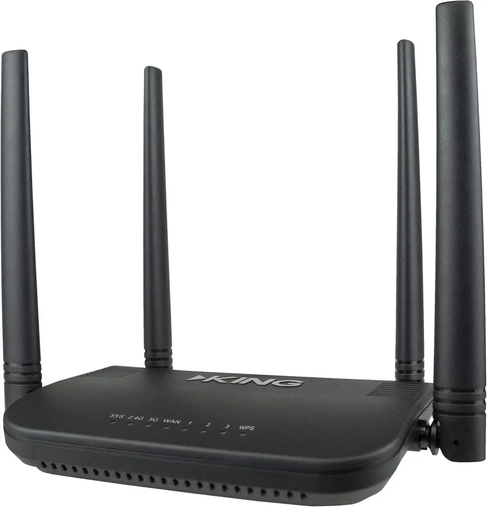 Best WiFi Extender for RVing Product Image: KING KWM1000 WiFiMax Router