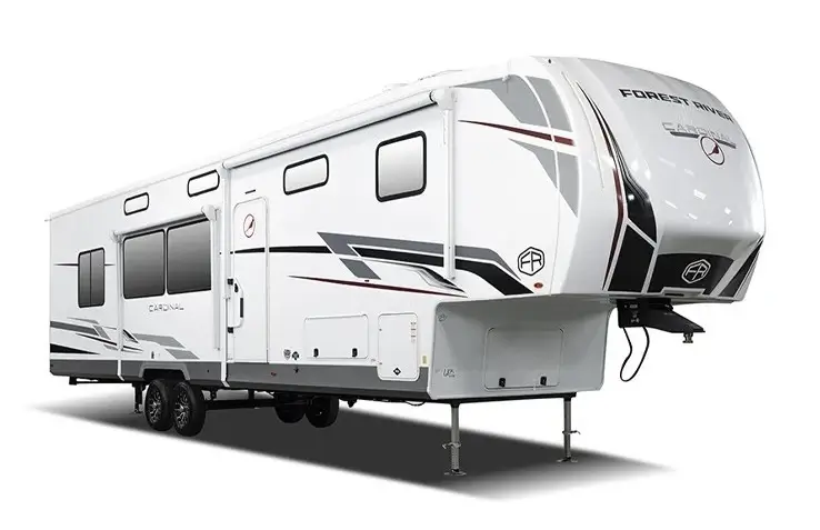 The Forest River Cardinal is our pick for the best fifth wheel for families. 